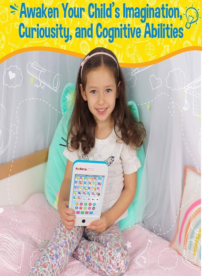 Funshpiel Kid Tablet - Kindergarten Learning Activities, ABC Learning for Toddlers, Kids Phone Toy for Speech Therapy & Letter Sounds - Image 5